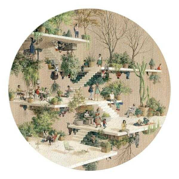 Puzzle circular Lumea, Londji [2]