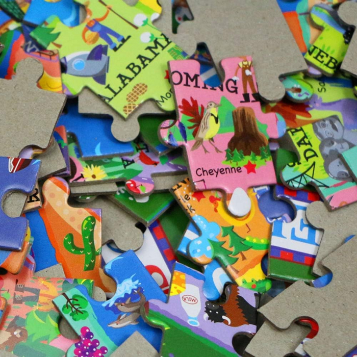 Puzzle cu harta lumii, Tari, Arhitectura, Geografie, Atractii Turistice, Oceane, Cultura, 200 de piese, 36 x 48 cm, 8 ani + [4]