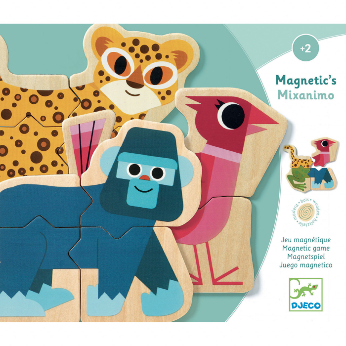 Puzzle cu magneti Mixanimo, Djeco [3]