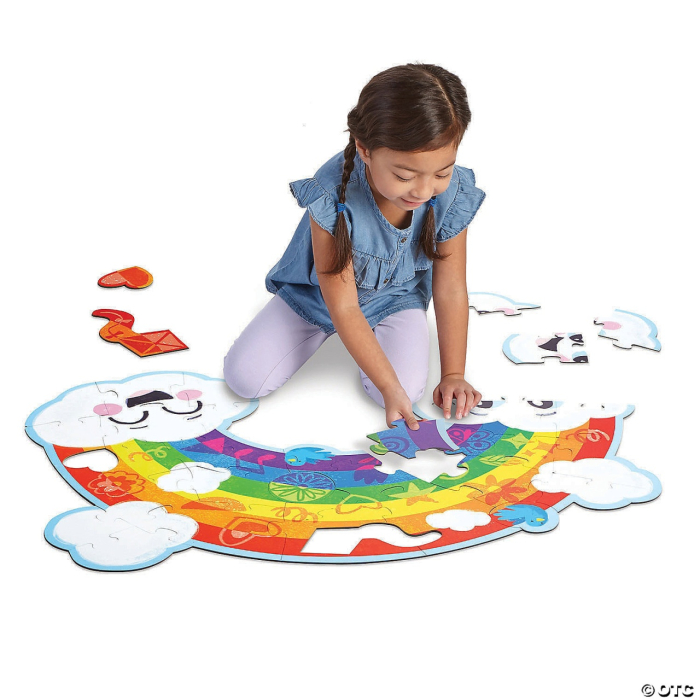 Puzzle de podea curcubeu, Peaceable Kingdom [3]