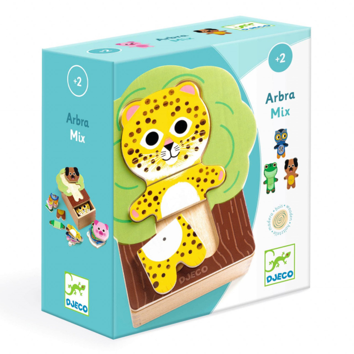 Puzzle din lemn Arbramix, Djeco [2]