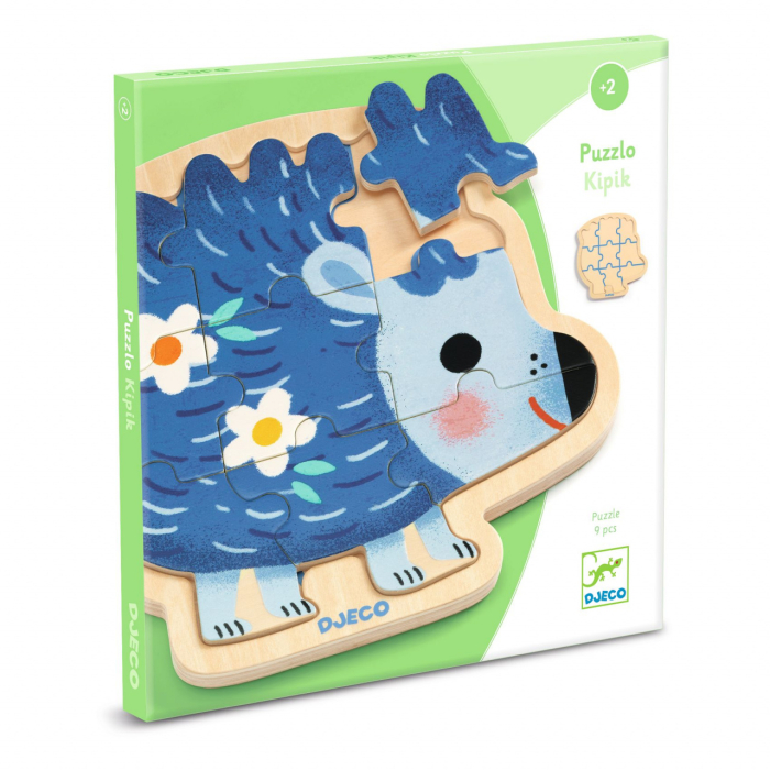 Puzzle din lemn Arici, Djeco [4]