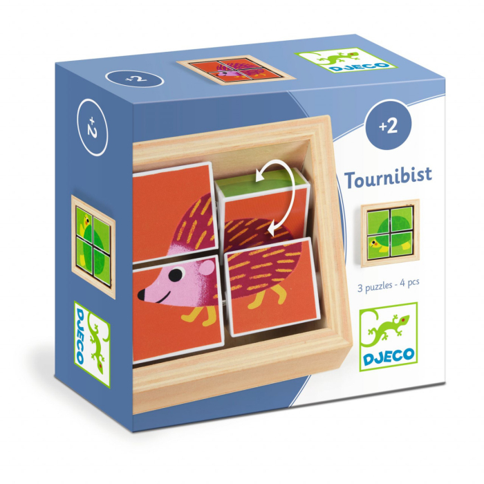 Puzzle forme rotative Tournibist, Djeco [2]