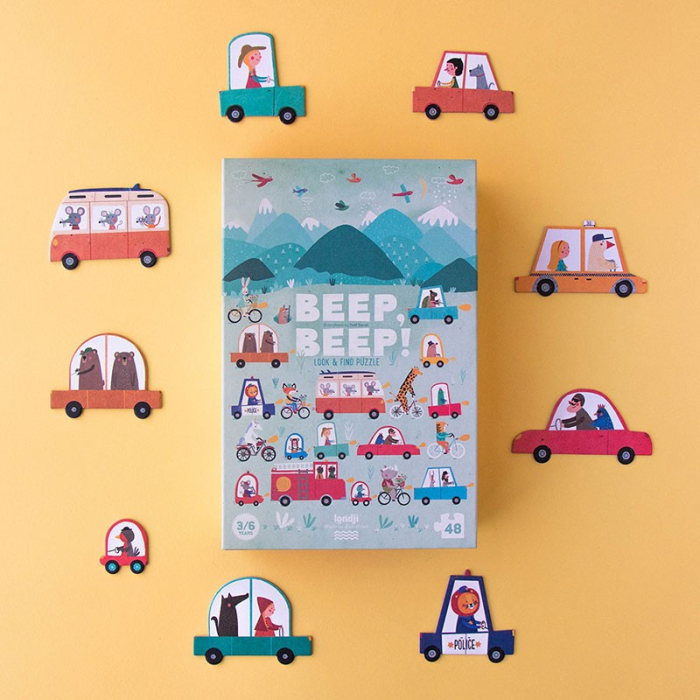 Puzzle gigant Beep Beep! Londji [4]