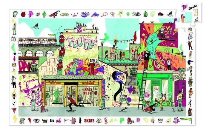 Puzzle observatie Street art, Djeco [2]