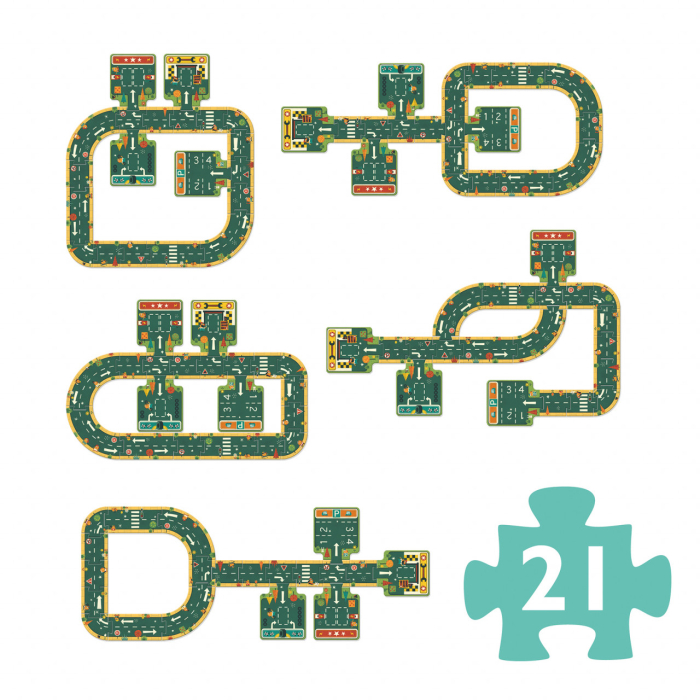 Puzzle Pop to play Drumuri, Djeco [5]