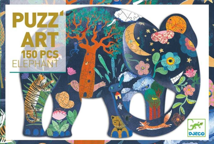 Puzzle Puzz'Art Elefant, Djeco [4]