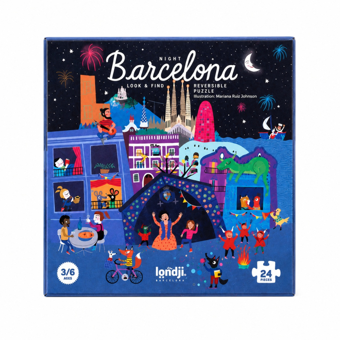 Puzzle reversibil Zi si noapte in Barcelona, Londji [2]