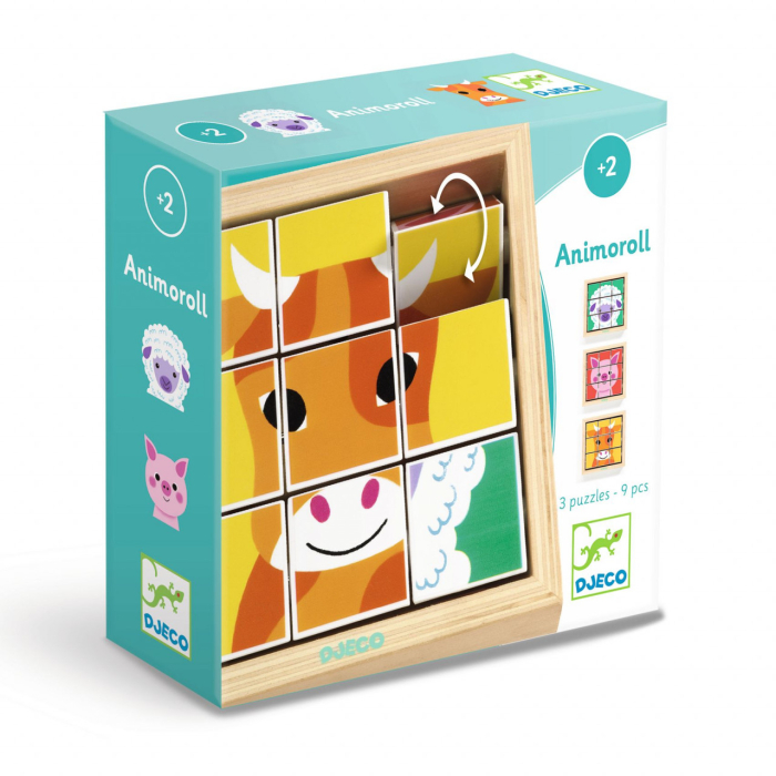 Puzzle rotativ Animoroll, Djeco [2]