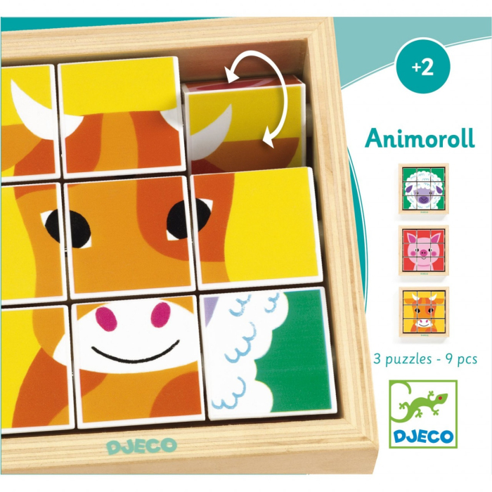 Puzzle rotativ Animoroll, Djeco [10]