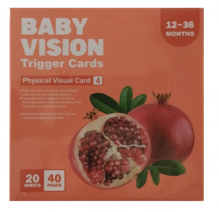 Set 20 carduri stimulare vizuala bebe, Color interactive, 12 – 36 luni, EduJucarii [2]