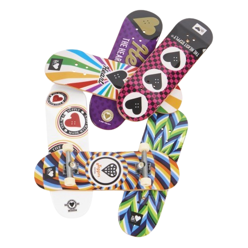 Set 6 mini placi skateboard, Tech Deck, Sk8Shop Bonus Pack, The Heart Supply,  6 ani+ [4]