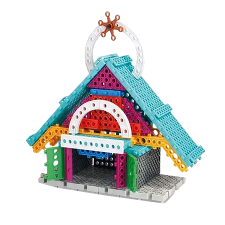 Set blocuri de construit Long Yeah Block, 47 piese, casuta, 6 ani+ [1]