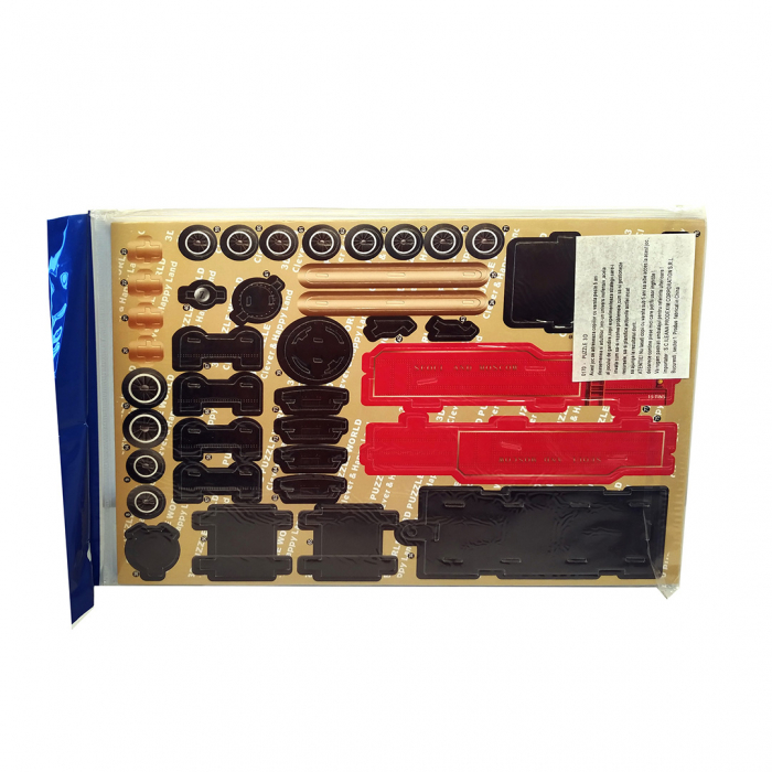 Puzzle 3D Locomotiva cu aburi, carton, 80 piese, 5 ani [3]