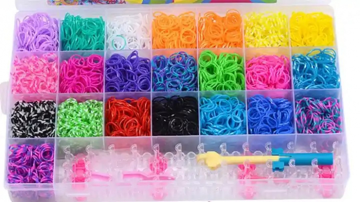 Set Creativ de elastice pentru realizarea bratarilor, multicolor, 4400 piese, 5 ani+ [2]
