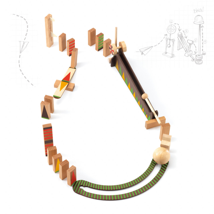 Set de constructie trasee Zig & Go Bila cea mai mare 27 piese, Djeco [6]