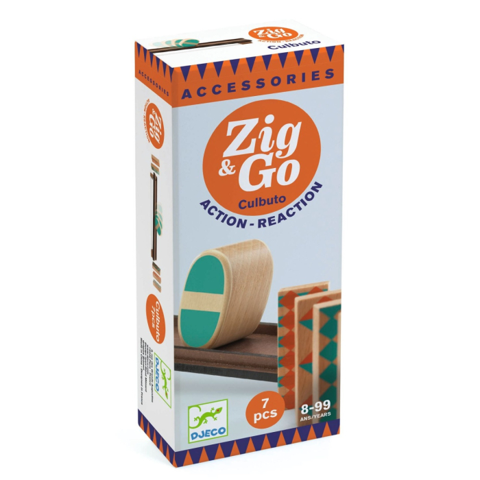 Set de constructie trasee Zig & Go Cultubo 7 piese, Djeco [2]