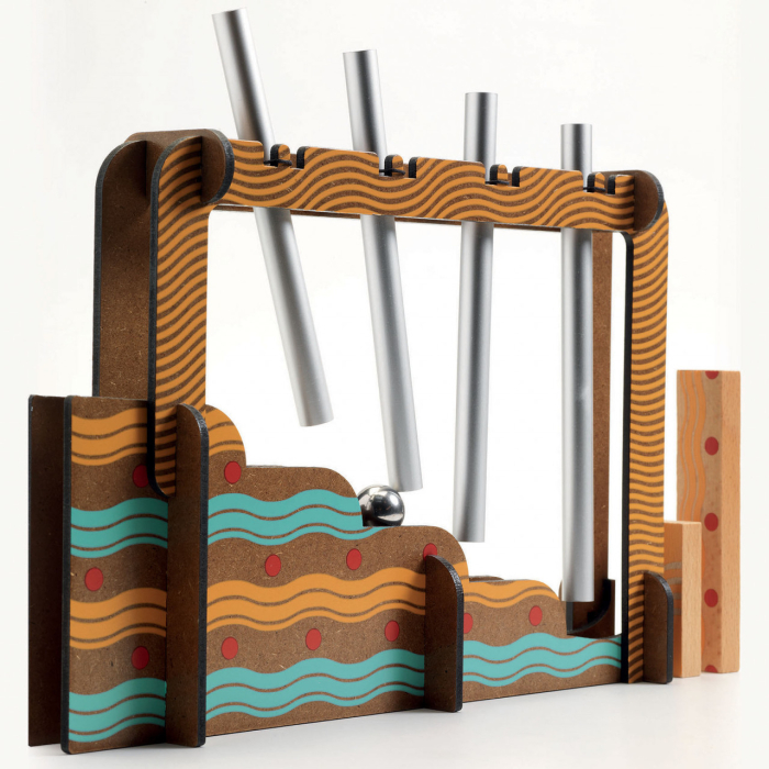 Set de constructie trasee Zig & Go Muzica 52 piese, Djeco [5]