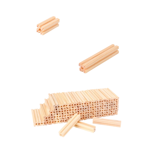 Set de construit din lemn, Casa, castel, 128 piese, 3 ani [3]