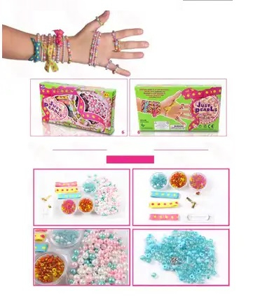 Set de creatie, margele de perle, Multicolor, 8 ani + [3]