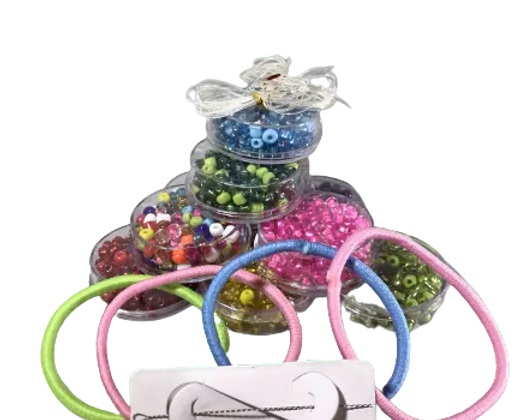 Set joc creativ, creeaza bratari, 10 cutii cu margele si accesorii, Beading Around, + 8 ani [3]