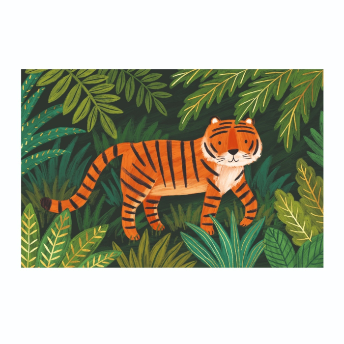 Set de invitatii cu animale din jungla, Djeco [7]