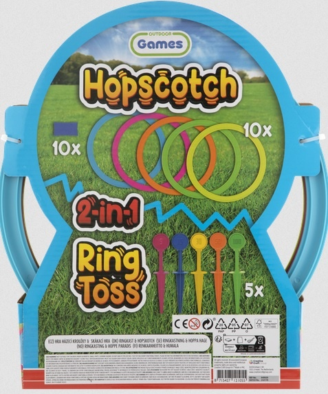 Set de joaca 2 in 1 , Arunca inelele si sotron [2]