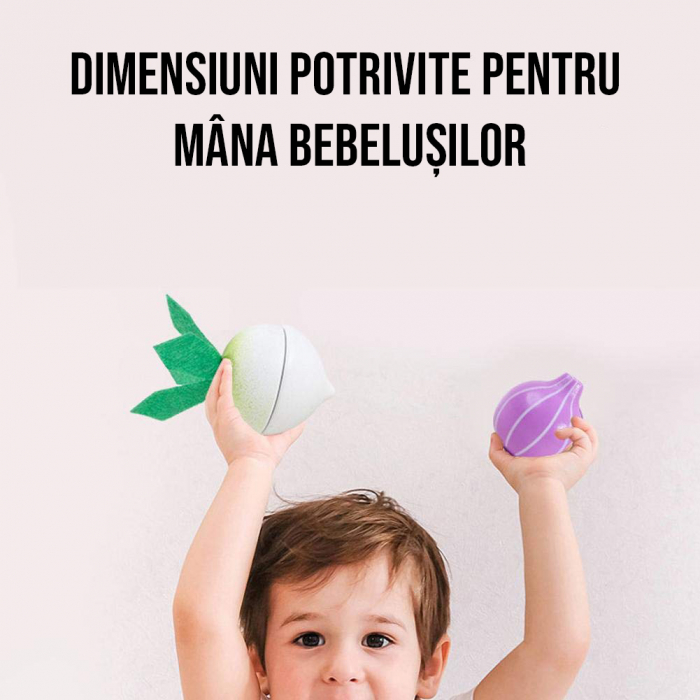 Set de jucarii magnetice de feliat, Cosulet cu legume din lemn, Set de bucatarie pentru joaca, 17 piese, 3 ani+, Edujucarii [5]