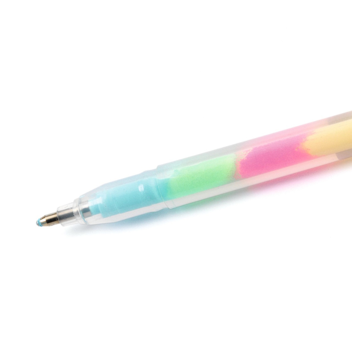 Set fluo roll-gel 6 culori combinate, Djeco [6]
