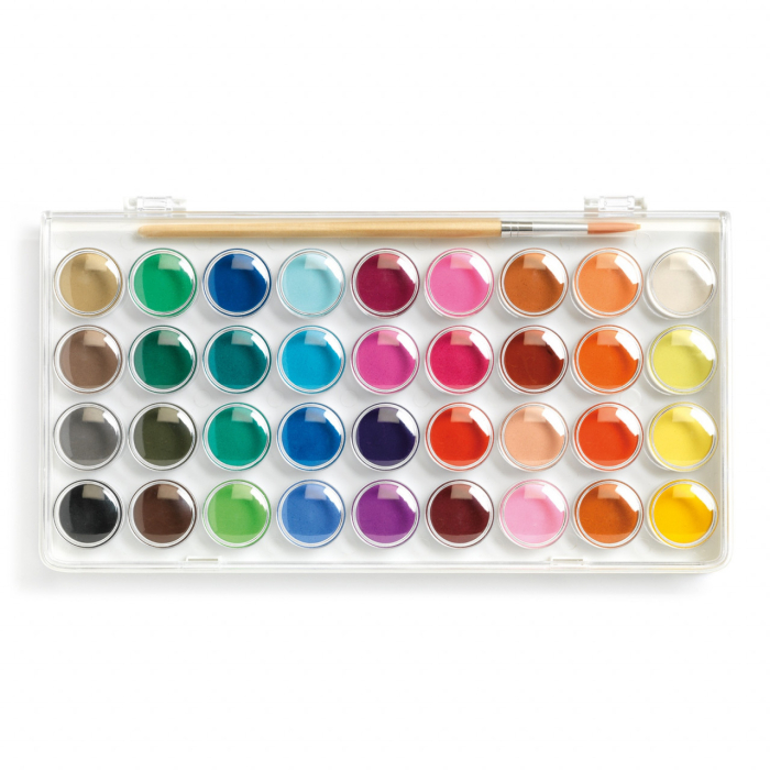 Set guase cu 36 culori, Djeco [4]