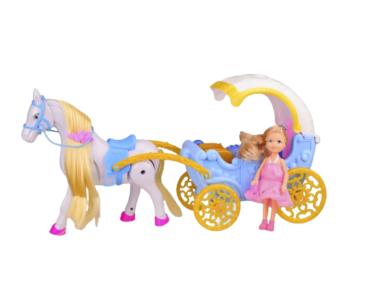 Set jucarie Printesa cu Caleasca si Calut, cu sunete, lumini si functie de miscare [4]