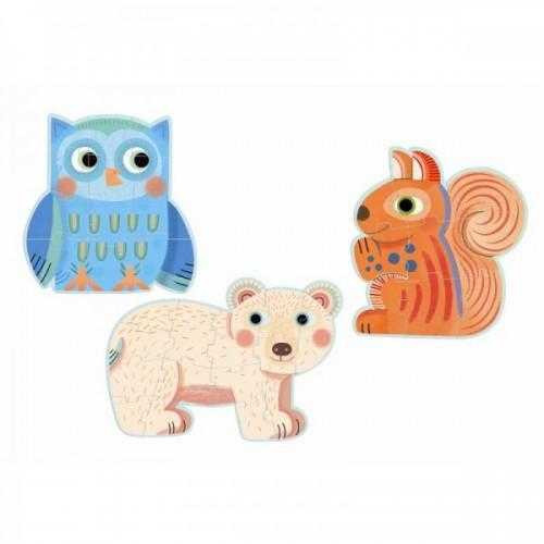 Set Puzzle-uri evolutive In padure, Djeco [6]
