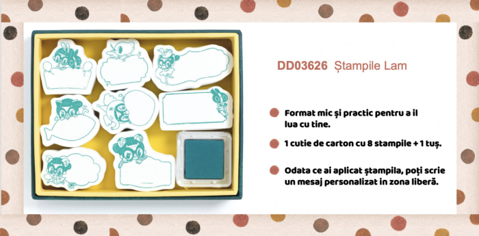 Set stampile mesaje Lam, Djeco [8]