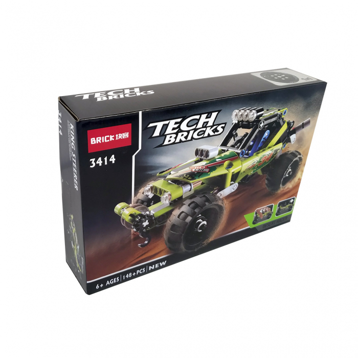 Set Tehnic Constructie, Model 3414, Masina de teren, 148 piese - Decool [3]