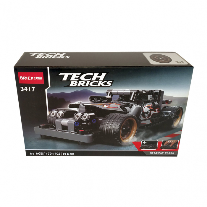 Set Tehnic Constructie, Model 3417, Masina de curse, 170 piese - Decoo [2]