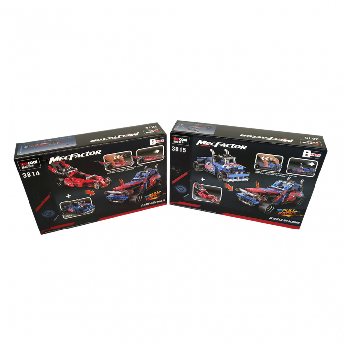 Set Tehnic Constructie, Model 3814, Masina de curse, 204 piese - Decool [5]