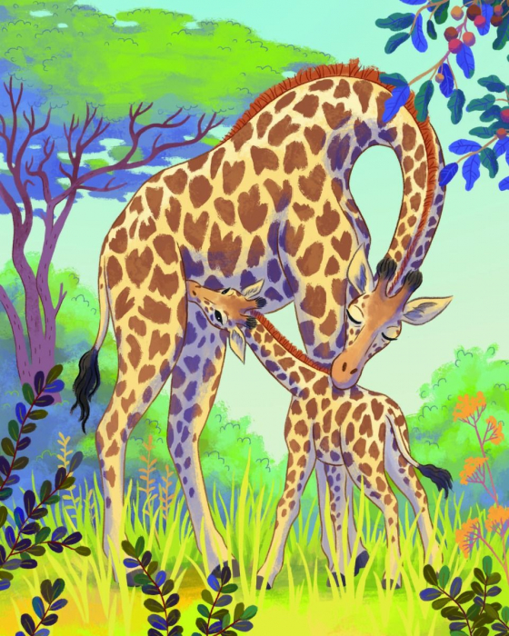 Mica girafa: Acasa, in savana [5]