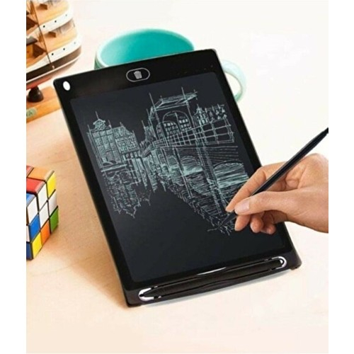 Tableta grafica digitala LCD sensibil la atingere, pentru scris si desenat, buton de stergere, 12 Inch (28x19 cm 172 grame), cu baterii, +3 ani, [4]