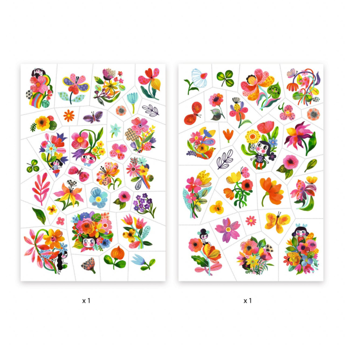Tatuaje Flori colorate, Djeco [7]