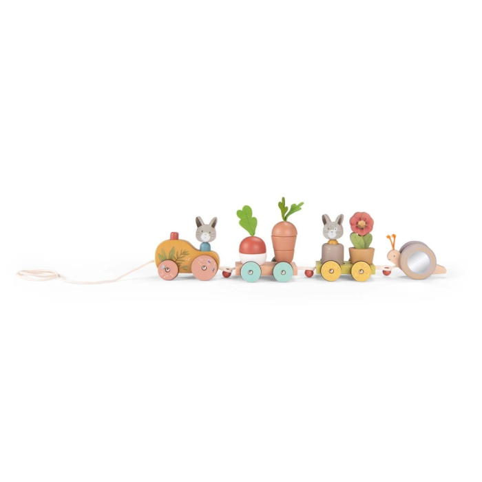 Trenulet din lemn cu activitati, Moulin Roty [4]