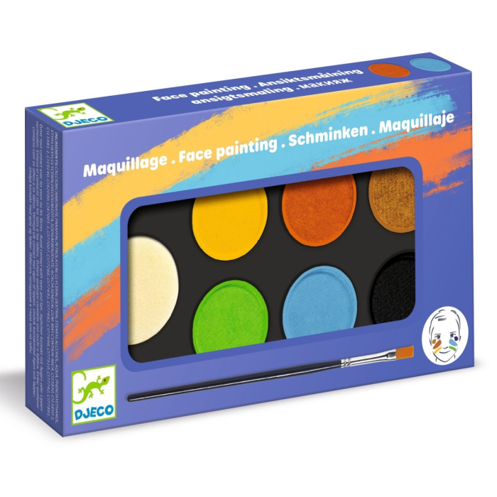 Trusa make-up culori natur non alergice, Djeco [2]