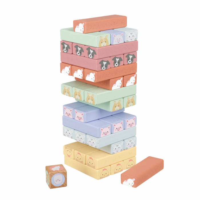 Turnul instabil cu animale de ferma, Orange Tree Toys [3]