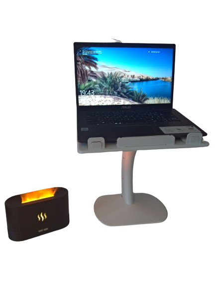 Umidificator de aer cu flacara. Difuzor led de cu uleiuri esentiale. Dispozitiv de producere de ceata rece cu ultrasunete [5]