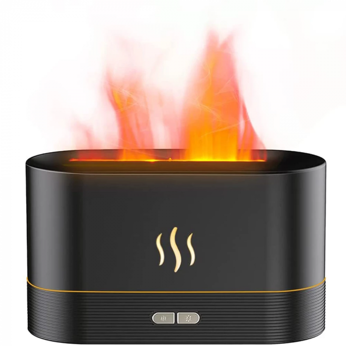 Umidificator de aer cu flacara. Difuzor led de cu uleiuri esentiale. Dispozitiv de producere de ceata rece cu ultrasunete [2]