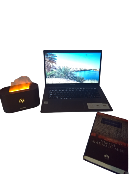 Umidificator de aer cu flacara. Difuzor led de cu uleiuri esentiale. Dispozitiv de producere de ceata rece cu ultrasunete [4]
