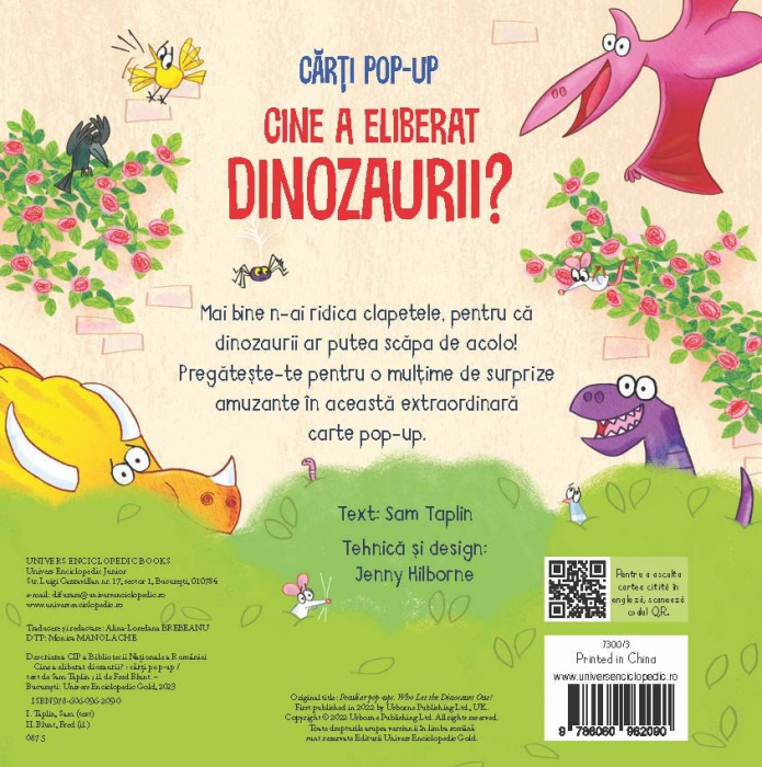 Cine a eliberat dinozaurii? (Usborne Pop-up) [5]