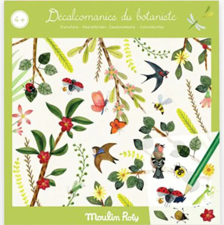Noutati si reduceri - Abtibilduri de transferat Botanist, Moulin Roty
