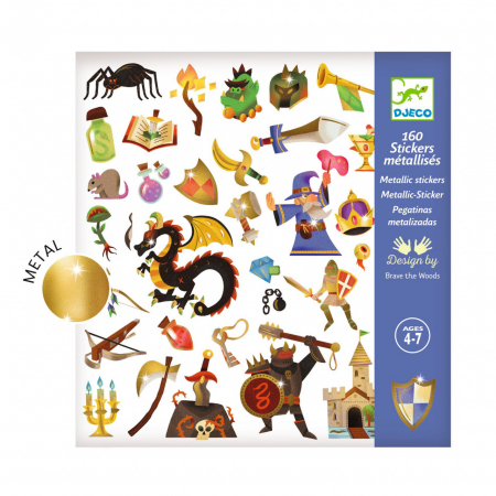 Creative - Abtibilduri Fantezie medievala, Djeco