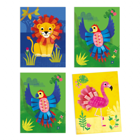 Atelier creativ Animale cu bucle, Djeco [6]