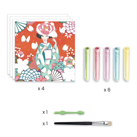 Atelier creativ cu sclipici Daydream, Djeco [4]